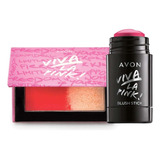 Avon Set X 2 Viva La Pink! Rubor En Barra+ Iluminador+rubor 