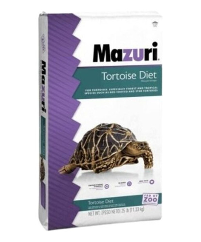 Mazuri Alimento Tortuga Terrestre 11.3 Kg Tortoise Diet -nf