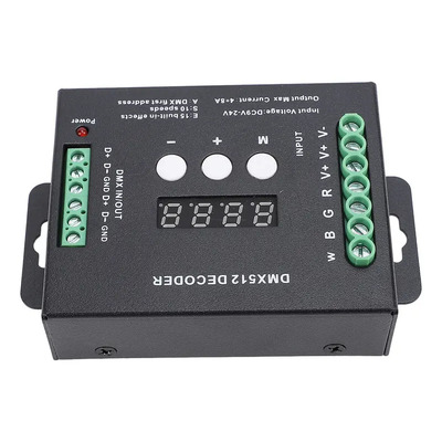 Controlador Dmx512 De Pantalla Digital Led De 4 Canales