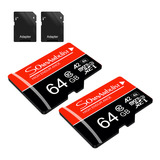 Tarjeta De Memoria 64gb Con Adaptador Sd 2pcs Somnambulist