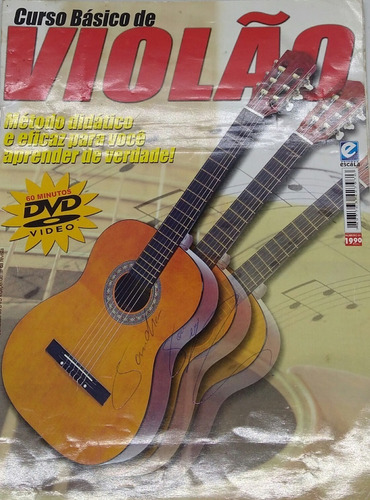 Revista Curso Básico De Violão Método Didático