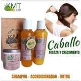 Set Caballo  - Shampoo, Acondicionador Y Botox