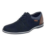 Zapato Casual Merano 49035 Color Marino Hombre Tx1