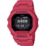 Reloj Casio G-shock Gbd200rd-4 Para Caballero Color De La Correa Rojo