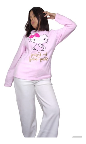 Pijamas Hello Kitty De Polar Talla S