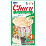 Petisco Ultra-premium Churu Sabor Atum Frango 56g - 4 Sachês