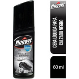 Nugget Cera Liquida Para Calzado Negro Con Teflón 60 Ml