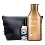Redken Pack Shampoo All Soft 300 Ml + One United 30 Ml-cosm.