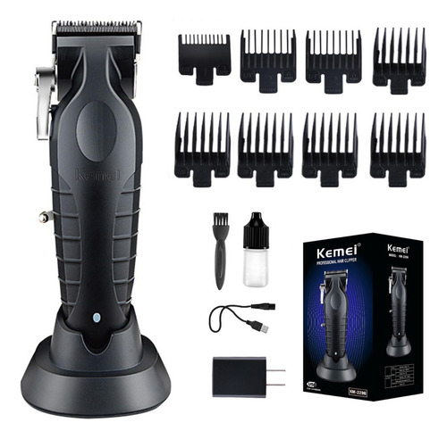 Kemeil 2296 Trimmer Maquina Para Cortar Cabello Profesional