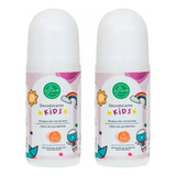 Desodorante Natural Kids Niños Y Niñas Allium 2 Pz Premium