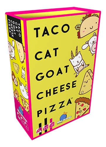 Juego De Mesa Blue Orange Taco Cat Goat Cheese Pizza 8+