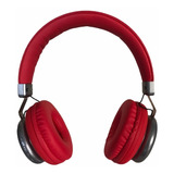 Auriculares Bluetooth Vincha Vintage Style Radio Fm Sd Color Rojo