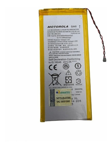 Bateira Motorola Moto G4 Ga40 Xt1626 Original Nova