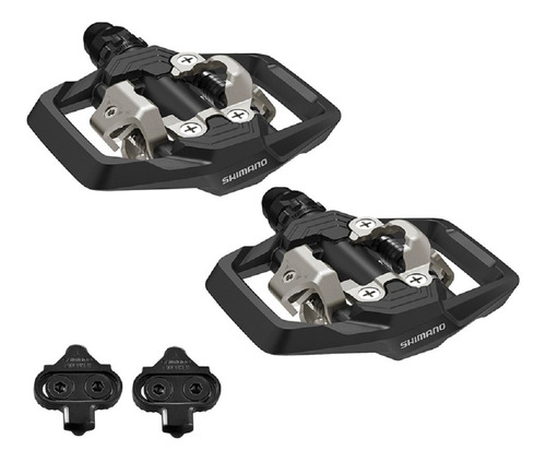 Pedal Clip Para Bike Mtb Shimano Pd-me700 C/ Tacos Sm-sh51