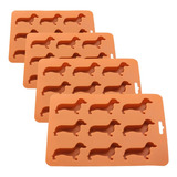 Set 4 Bandejas Moldes Para Perros De Hielo 9 Hielos Por Mold