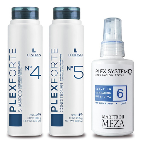 Shampoo Y Balsamo Plexforte 300ml C/u + Plex System #6 120ml