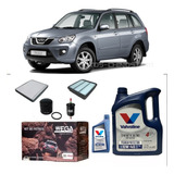 Kit 4 Filtros Chery Tiggo 2.0 Y Valvoline 10w40 X5 Litros