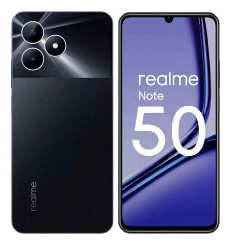 Smartphone Realme Note 50 64/3 Super Lançamento 2024 Preto