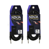 2 Cabos Guitarra Santo Angelo Ninja 15ft P10 X P10 4.57 Mts