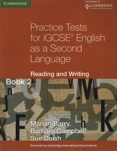 Practice Tests For Igcse English As A Second Language 2 - Book (reading And Writing), De Campbell, Barbara. Editorial Cambridge University Press, Tapa Blanda En Inglés Internacional, 2010