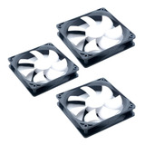 3x Fan 120mm Alto Desempenho P/ Water Cooler 2000rpm 68.4cfm