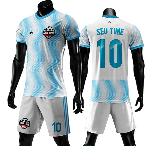 Jogo De Camisa Short, Fardamento Uniforme Futebol Kit 14pc