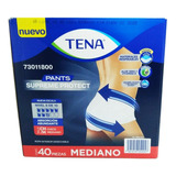 Pañal Adulto Desechable 40 Pzs Mediano Tena Pants Supreme Talla Mediano