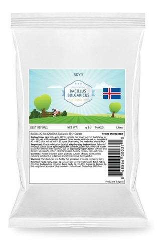 Cultivo Para Hacer Yogurt Skyr Islandés Original - 8g/30l