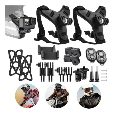 WELAGO Soporte De Cámara Soporte De Barbilla Gopro Adaptador 2kits,montura casco gopro,dadtador de gopro para moto cascoa,soporte de camara para casco | MercadoLibre