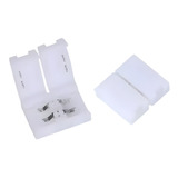 Conector Doble Tira Led 5050 Hebilla Prensa Cobre Pack X 10