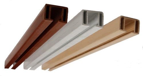 Guia Superior - Riel Para Puerta Plegadiza - Plegable  Pvc 