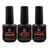 Kit Top Coat Primer Ultrabond Pretinho Poder