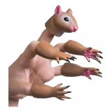 5pcs Esquilo Mão Fantoche Animal Fantoches De Dedo Para Cria
