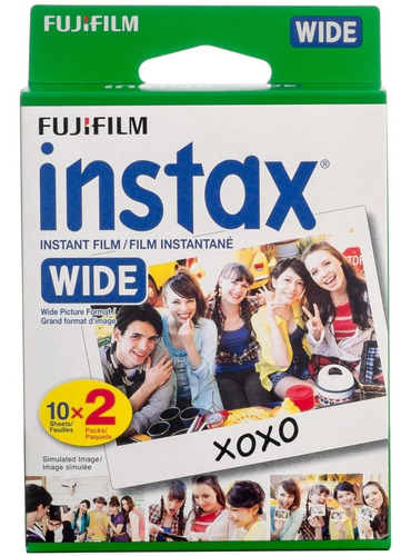 Fujifilm Instax Wide Instant Film 20 Exposições Branco