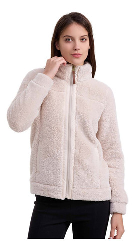 Polar Mujer Full Zipper Crema Fashion's Park