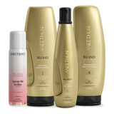 Kit Loiro Radiante Blond System Aneethun 4 Produtos