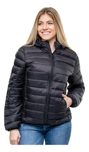 Jaqueta Feminina Blusa Jaquetinha Impermeável Puffer Nylon