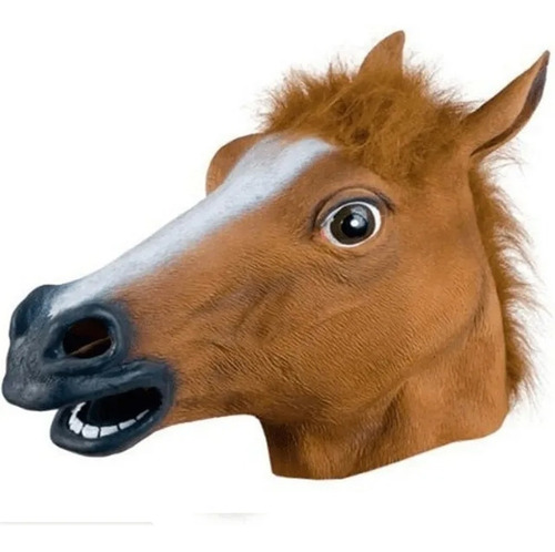 Mascara Cabeza Caballo Latex Mask Halloween Carnaval Disfraz