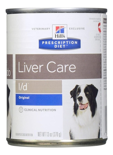 Alimento Hill's Prescription Diet Liver Care L/d Para Perro Adulto Todos Los Tamaños Sabor Mix En Lata De 370g