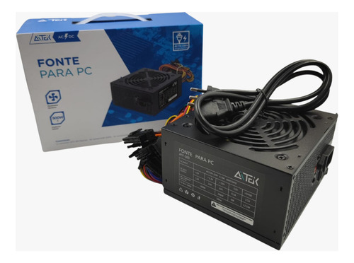 Fonte De Alimentação Pc/gamer Atx 500w Bivolt 20+4 Pinos