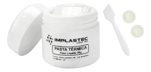 Pasta Térmica Implastec 50g Processador Cpu Ps4 Xbox Pc