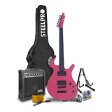 Paquete Guitarra Electrica Jethro Series By Steelpro 040-sk
