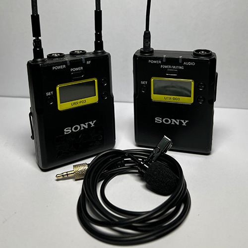 Microfone De Lapela Sony - Utx Urx