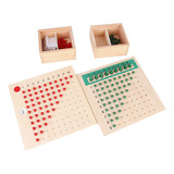 Tablas De Multiplicación Y División Montessori De Madera Mat