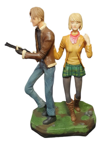 Leon & Ashley - Resident Evil - Estatueta Figure Fan Art
