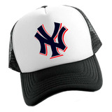 Jockey Gorro Con Malla Diseño Yankees New York Mlb