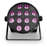 Cañon Led Alien Pro Par 12x10 Rgbuv 4 En 1 Dmx 6/8 Canales