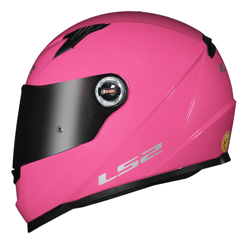 Capacete Integral Esportivo Ls2 Ff 358 Mono Rosa Feminino