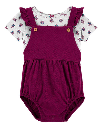 Carter´s Set 2 Piezas Remera Enterito Floral 1n586010