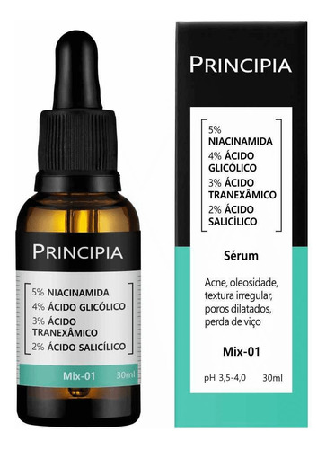 Principia Sérum Skincare Anti-acne 5% Niacinamida + 4%